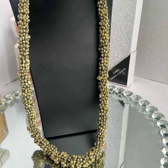 Gold and Pearl Statement Necklaces with Intricate Design - Picture 6 of 7